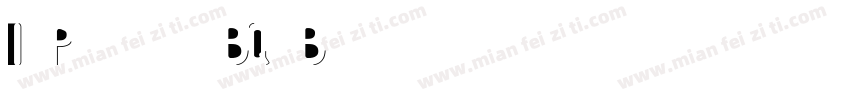 ImPrint BQ Bold字体转换